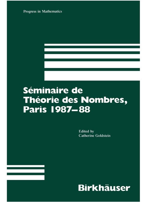 Séminaire de Théorie des Nombres, Paris 1987-88