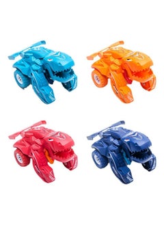 Generic Inertia Car Collision Deformation Dinosaur Car 8 Pack  - Image 2
