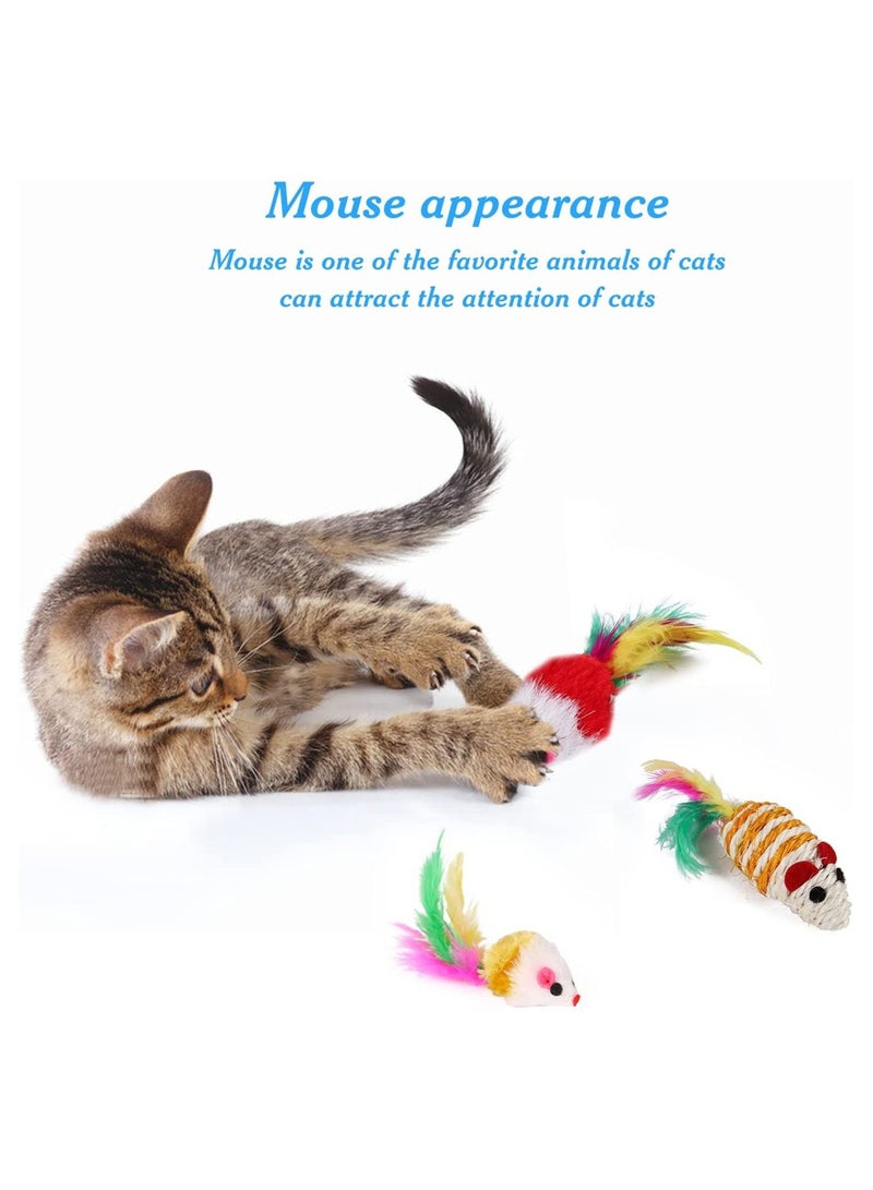 Meetion set of 20 cat interactive multicolor toys - Image 4