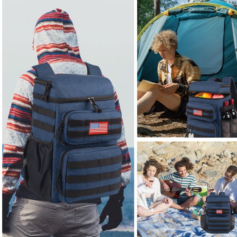 ATRIPACK Tactical Backpack Cooler,Soft Lightweight Leakproof Cooler Backpack,Insulated Cooler Bag,Portable Soft Cooler Bag Waterproof for Beach, Travel, Camping, Picnic, Hiking - Image 2