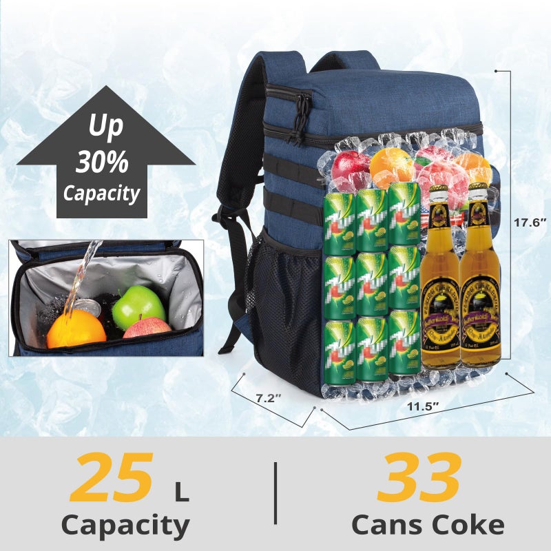 ATRIPACK Tactical Backpack Cooler,Soft Lightweight Leakproof Cooler Backpack,Insulated Cooler Bag,Portable Soft Cooler Bag Waterproof for Beach, Travel, Camping, Picnic, Hiking - Image 4