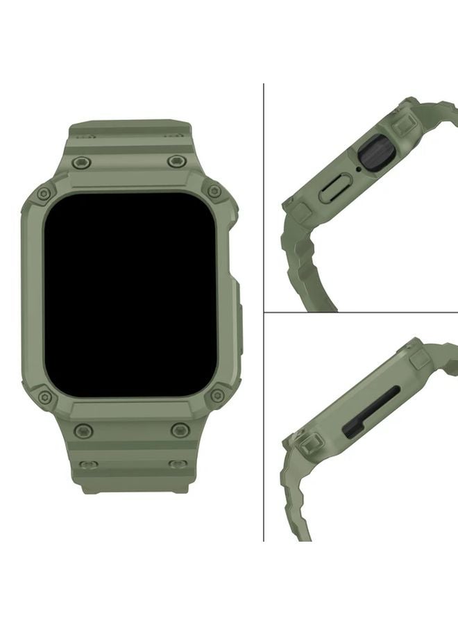 Red Sport Protective Band with Bumper Case for iWatch 38mm 40mm 41mm Series SE 9 8 7 6 5 4 3 2 1 - Image 5