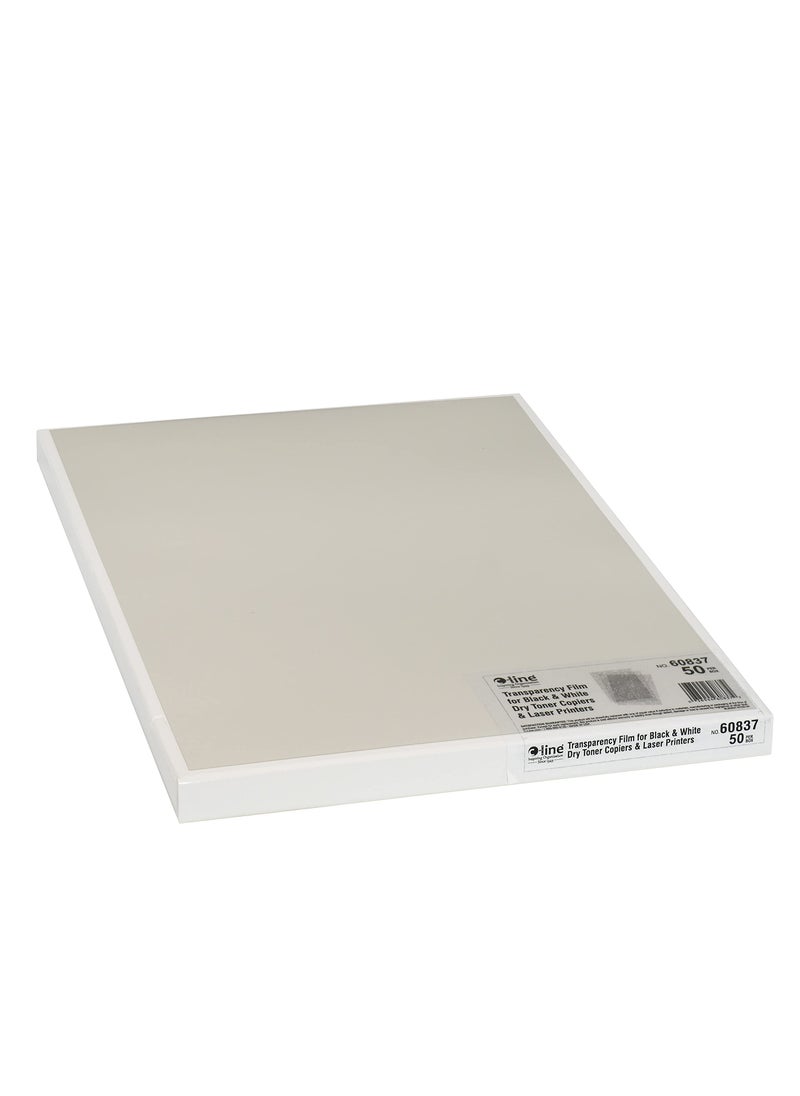 C-Line C-Line Transparency Film for Plain Paper/Laser Printers, Clear, 8.5 x 11 Inches, 50 Sheets per Box (60837)  - Image 4