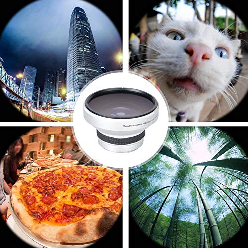 Serounder 37mm 0.25X Super Fisheye Lens Additional Lens,Aluminum Alloy 2 Part Removable Macro Close-up Shooting Fisheye Effect Wide View Optical Glass Camera Photography Lens, is for 37mm Camera Lens Default - Image 5