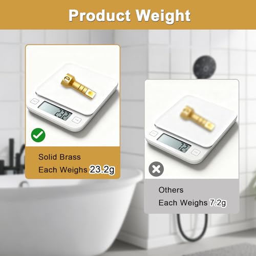 SDRZJX Shower Valve Extension Kit Compatible with 3 and 6 Setting Diverter Cartridges Tub And Shower Faucets Includes Brass Extension Stems Screws and Allen Wrench Replace RP75137 - Image 3