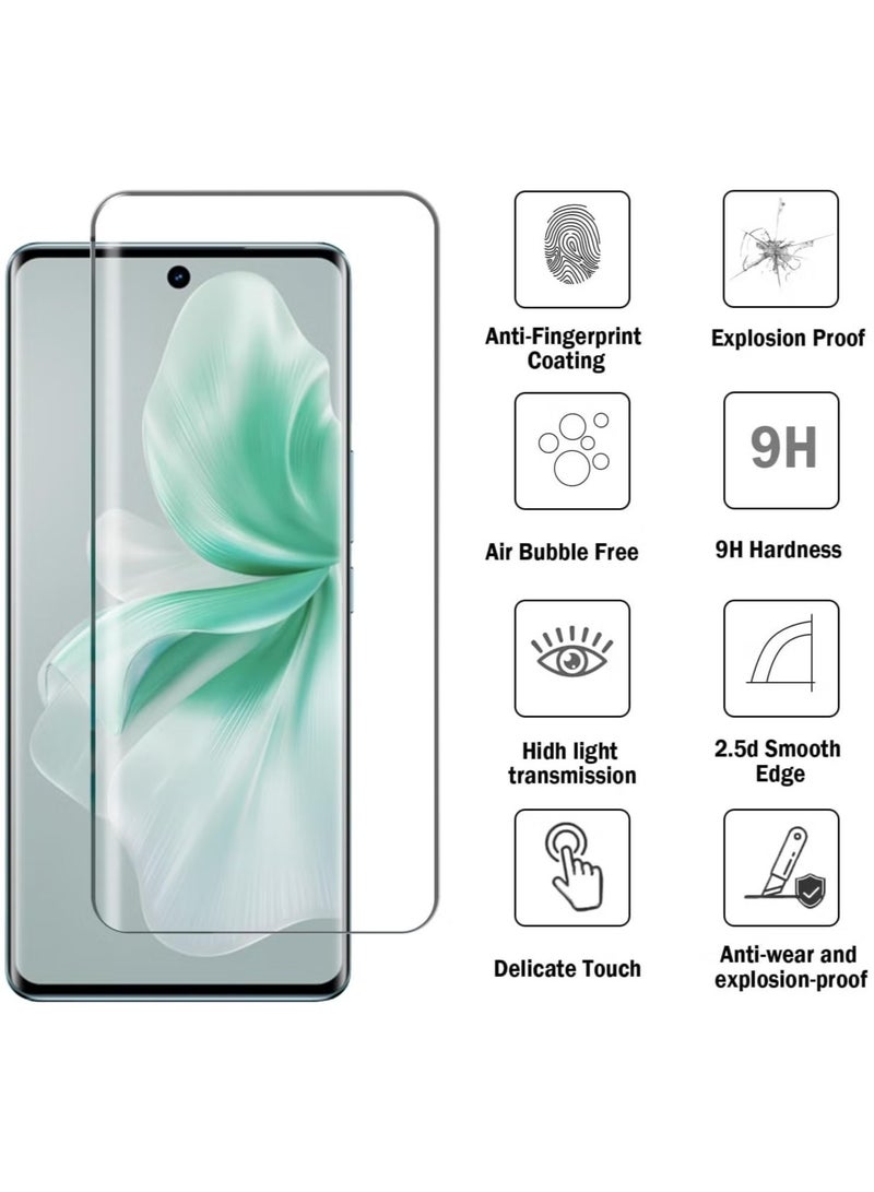 TIGER Glass Screen Protector for Vivo V30e 5G – 3 Pack | Tempered Glass with UV Liquid Glue | Full Coverage, Anti-Scratch & Fingerprint-Friendly - Image 3