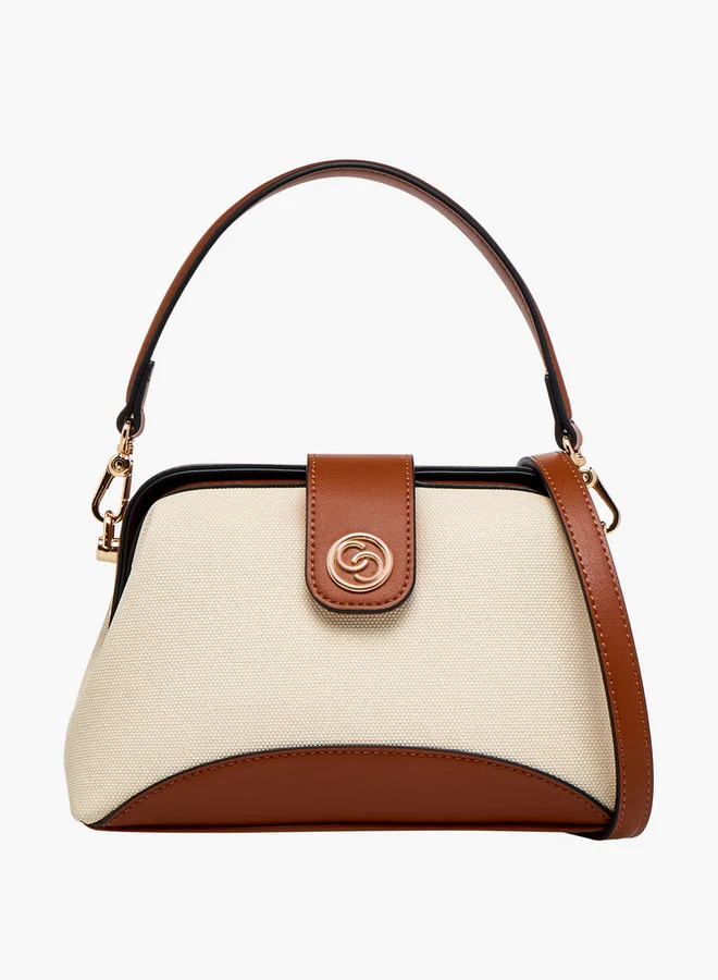 سيليست Colourblock Crossbody Bag with Adjustable Strap