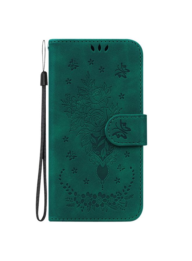 Zaboon Case For Infinix Note 12 Pro 4G Butterfly Rose Embossed Leather Phone Case - Image 2