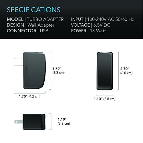 AC Infinity محول طاقة مروحة AC Infinity Turbo، لمراوح سلسلة MULTIFAN USB - Image 3