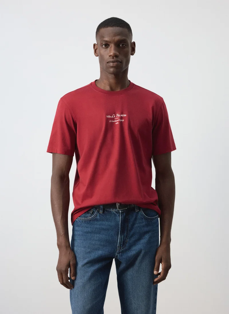 100% Cotton T-Shirt Text