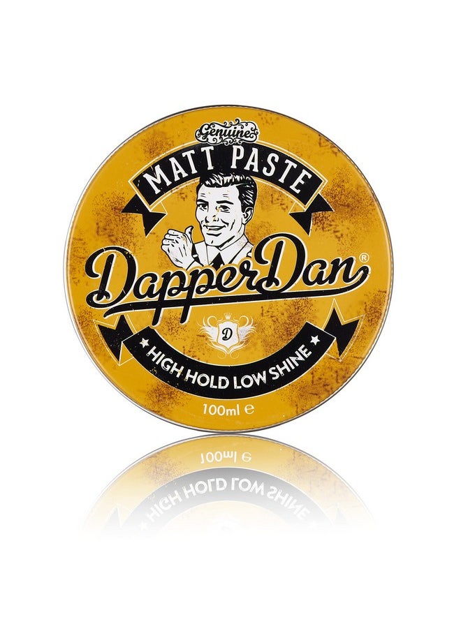 Dapper Dan - Matt Paste High Hold Low Shine Hair Paste For Men Versatile Hair Product With Flexible Hold For All Styles Vintage Cologne Fragrance 1 X 100Ml - Image 1