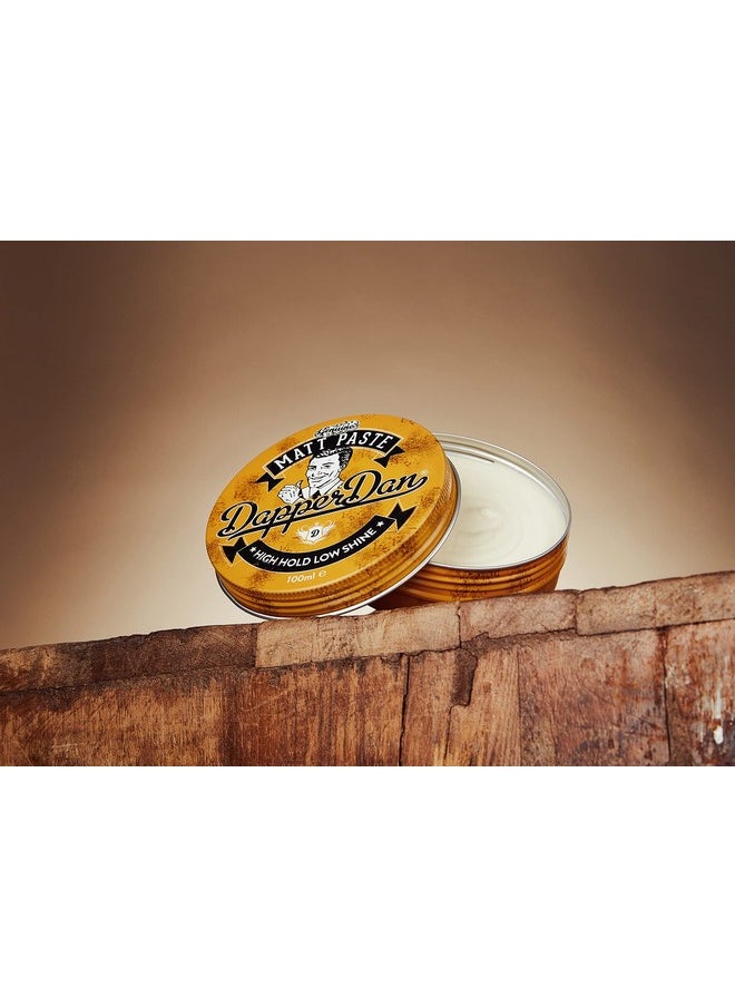 Dapper Dan - Matt Paste High Hold Low Shine Hair Paste For Men Versatile Hair Product With Flexible Hold For All Styles Vintage Cologne Fragrance 1 X 100Ml - Image 1