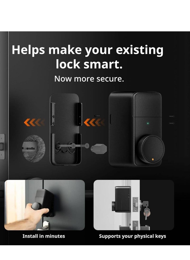 SwitchBot SwitchBot W3500000 Smart Lock Pro, WiFi, Keyless Smart Door Lock Front Door  - Image 2
