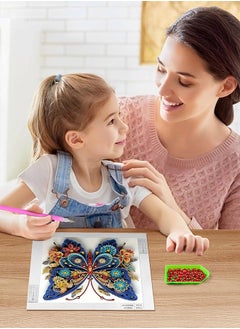 Sweet Life Diamond Painting Kits, 5D Special Shape Butterfly Diamond Art Kits for Adults, DIY Paint by Number for Beginners, Gem Art Painting Kit for Home Wall Decor Gifts (12x12in)  - Image 2