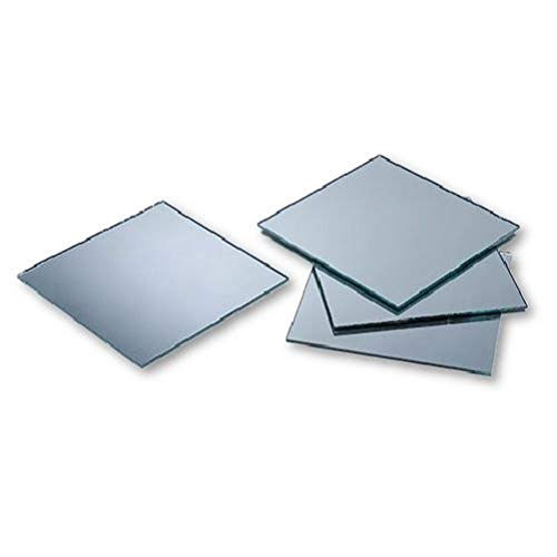 Art Cove 2 inch Glass Craft Small Square Mirrors 12 Pieces Mosaic Mirror Tiles - Image 1