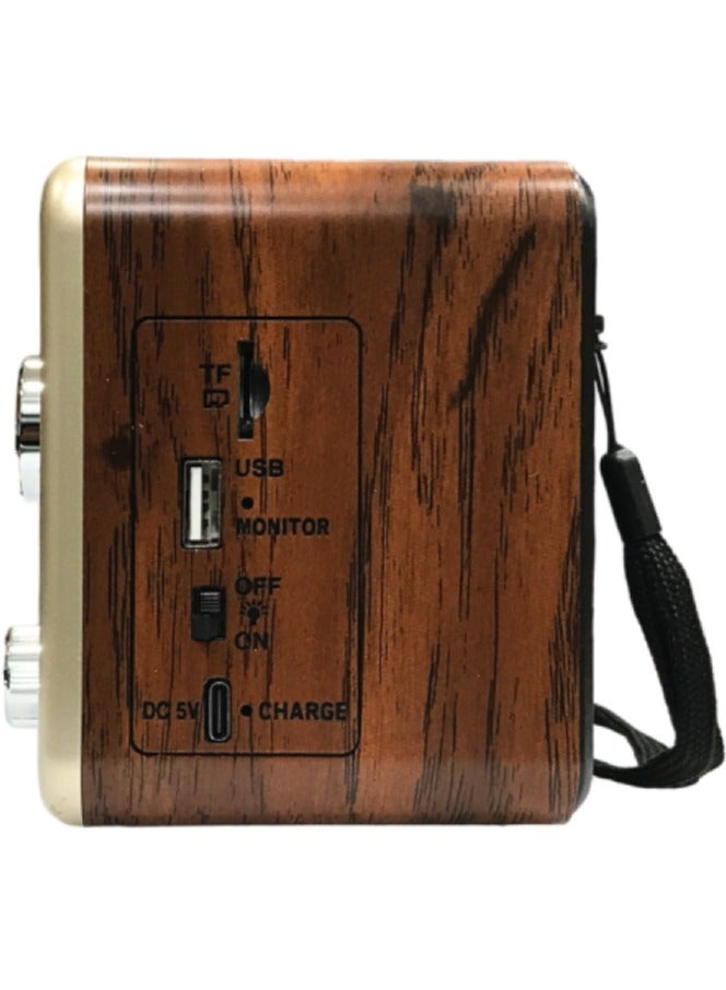 Rechargeable Antique Radio With Bluetooth Speaker And Side Torch - Image 3