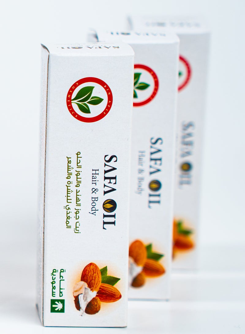 Safa Oil Nourishing Coconut Almond Hair & Body Oil (60ml) - Image 1