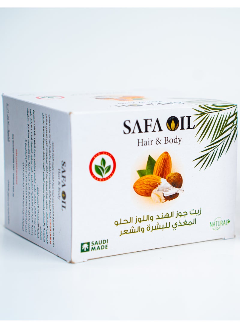 Safa Oil Nourishing Coconut Almond Hair & Body Oil (60ml) - Image 2