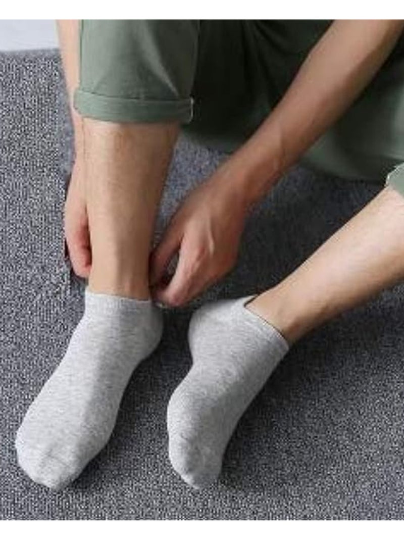 YANEK Men's Cotton Low Cut Ankle Socks (6 Pairs), multi - Image 4