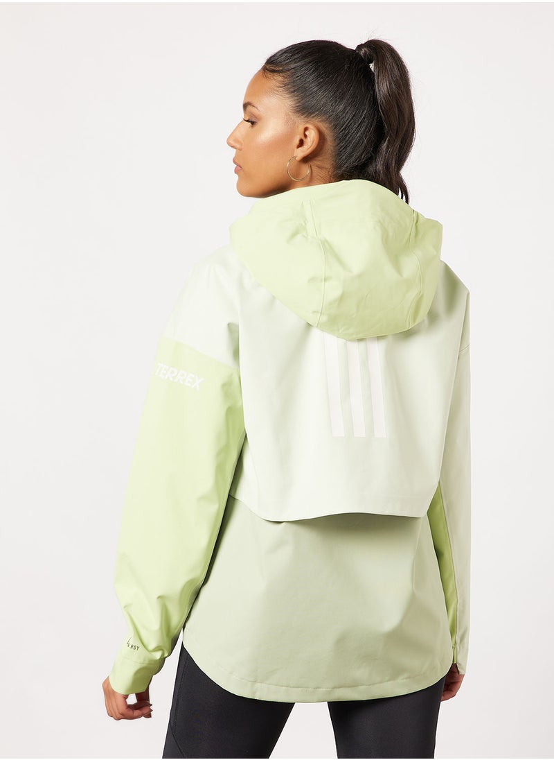 Adidas - Terrex CT Myshelter Rain.Rdy Colorblock Jacket - Image 1