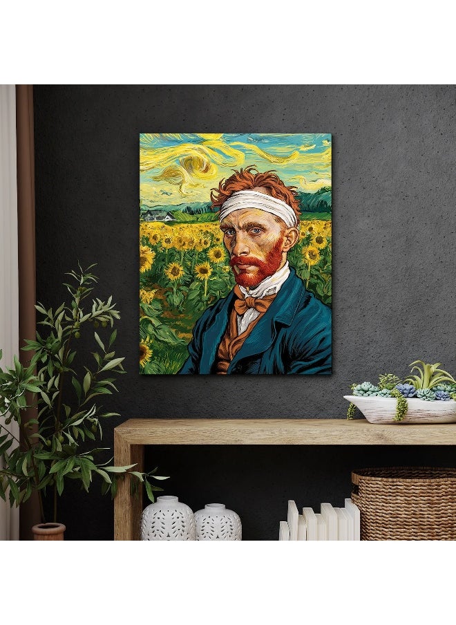 Walliv Vincent'S Yellow Symphony Wall Art Canvas Painting 100x150 cm.  - Image 3