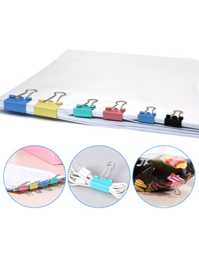 250 Pcs Loose Leaf Folder, Black Long Tail Clip, Metal Long Tail Clip, Paper Clip, Paper Clip, Office Assistant - Image 5