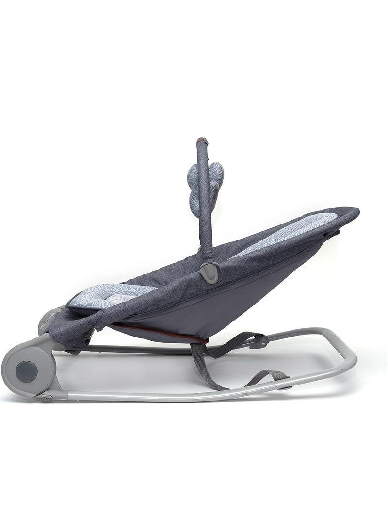 Summer Infants 2 in 1 Convenient and Portable Baby Bouncer & Rocker Duo From 0 to 6 Months Heather Grey - Image 4