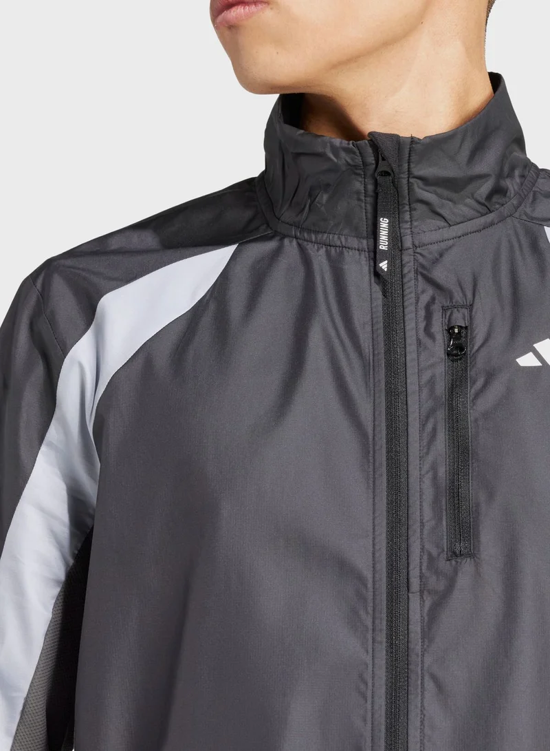 Adidas Own The Run Colorblock Jacket