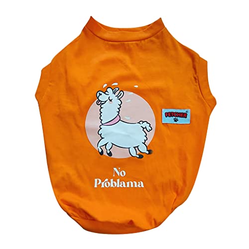 FETCHER Orange And Sky Blue T-Shirt For Dogs And Cats (24" Xxxl), 2 Count - Image 2