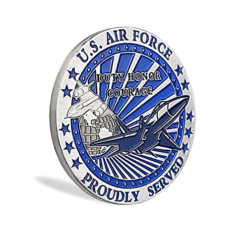 Aomcisi US Air Force Challenge Coin USAF Armed Forces Prayer Coin - Image 5