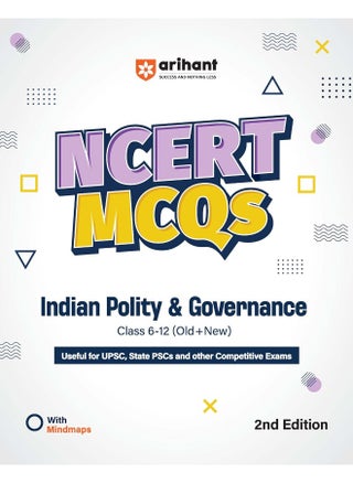 Arihant NCERT MCQs Indian Polity & Governance for UPSC, State PSCs, and other competitive exams | Class 6 -12 (Old+New) | (English Medium) | 2024 - pzsku/Z962E2B12BEDA3DA27EE3Z/45/1748428585/eb844be3-ca75-4458-8e9a-702330a0c553