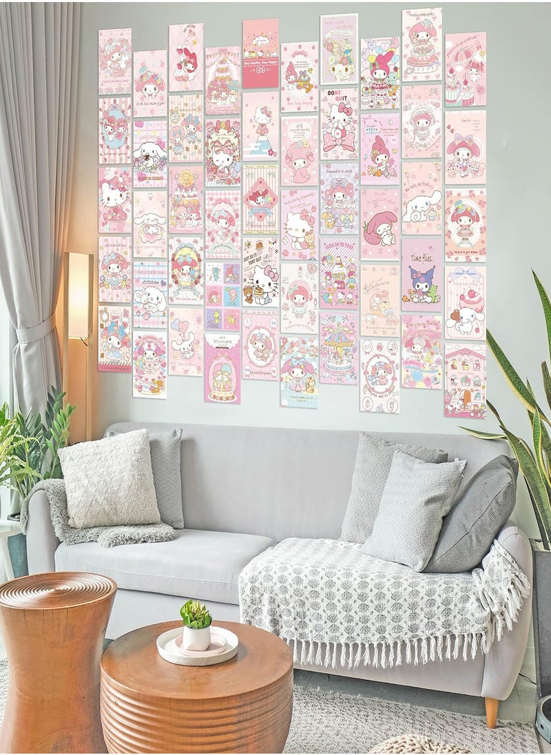 Generic - 24 Pink Anime Wall Collage Kit Aesthetic Pictures, Size 10X15cm Anime Photo Collection for Teen Room Decor (48) Roll over image to zoom in Pink Anime Wall Collage Kit Aesthetic Pictures, Size 10X15cm Anime Photo Collection for Teen Room Décor - Image 1