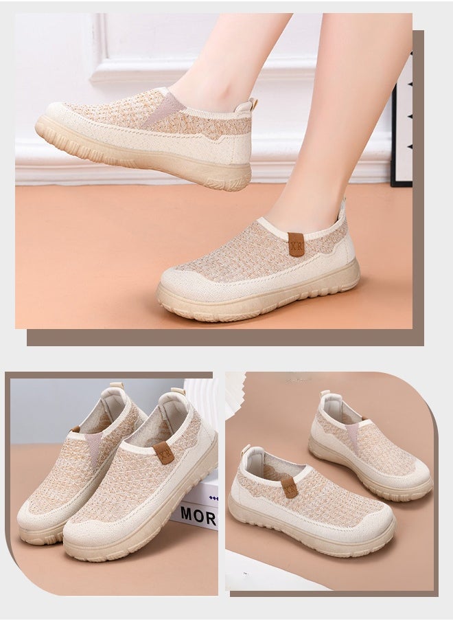 Ladies' sports shoes with mesh design, perfect for fitness running and casual wear. Lightweight, breathable, non-slip and ideal for gym wear. Comfortable and casual with built-in memory foam for tennis and jogging.