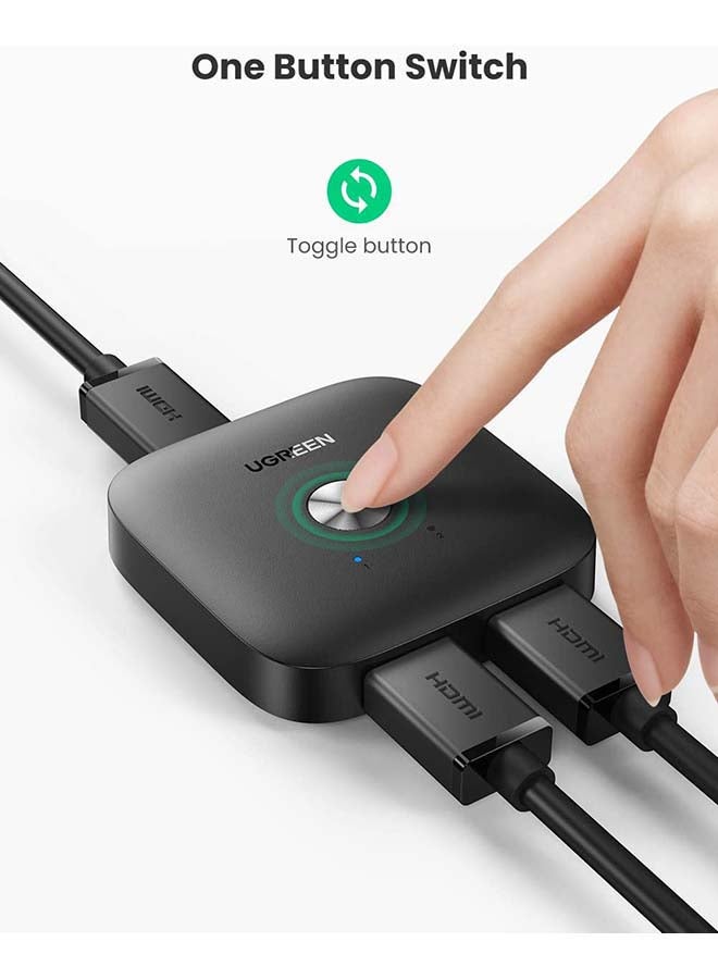 Ugreen 2 In 1 Out HDMI Switch Support 4K@60HZ, HDR, 3D, HDCP for TV Box PS4, XBOX, Laptop, PC HDTV Projector, Display Monitor etc - Image 5