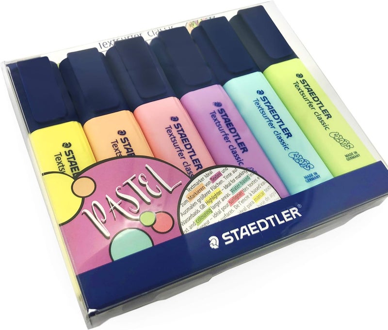 Staedtler Textsurfer Classic Pastel Highlighter Set - Image 4
