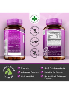 Nutravita Biotin Hair Growth Supplement 12000mcg with Zinc Selenium and Copper Full Year Supply 365 Vegan High Strength Biotin Tablets for Hair Supports Hair Skin and Nail Growth Hair Growth Nutravita  - Image 4
