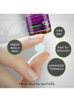 Nutravita Biotin Hair Growth Supplement 12000mcg with Zinc Selenium and Copper Full Year Supply 365 Vegan High Strength Biotin Tablets for Hair Supports Hair Skin and Nail Growth Hair Growth Nutravita  - Image 5