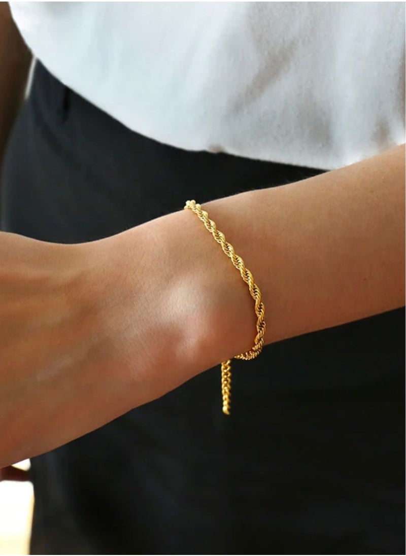 NOON'S UP - Elegant 18k Gold Plated Bracelet For Women - Image 1