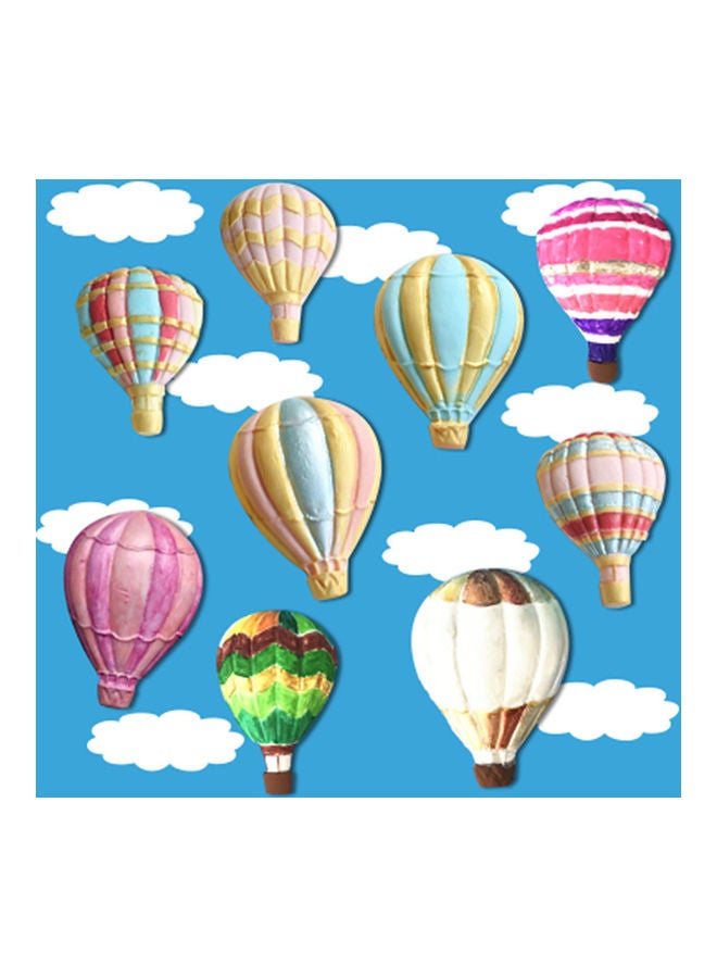 NIBEMINENT 4-Piece Baking Hot Air Balloon Mould White 6 x 4.5 2cm - Image 5