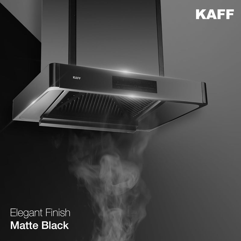 Kaff KAFF KSeries KET 60A TShape Filterless Auto Clean Kitchen Chimney 60 CM 1450 m3hr Suction Capacity with Touch Motion Sensor 2 Years Comprehensive Warranty and Lifetime on Motor Black  - Image 2