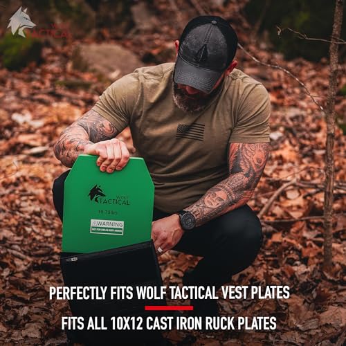 WOLF TACTICAL Weighted Backpack Rucking Backpack for Weight Plates Rucksack for Running Walking Strength Training - Image 5