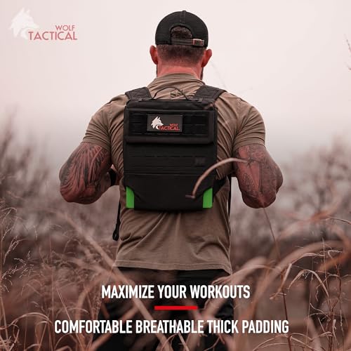 WOLF TACTICAL Weighted Backpack Rucking Backpack for Weight Plates Rucksack for Running Walking Strength Training - Image 4
