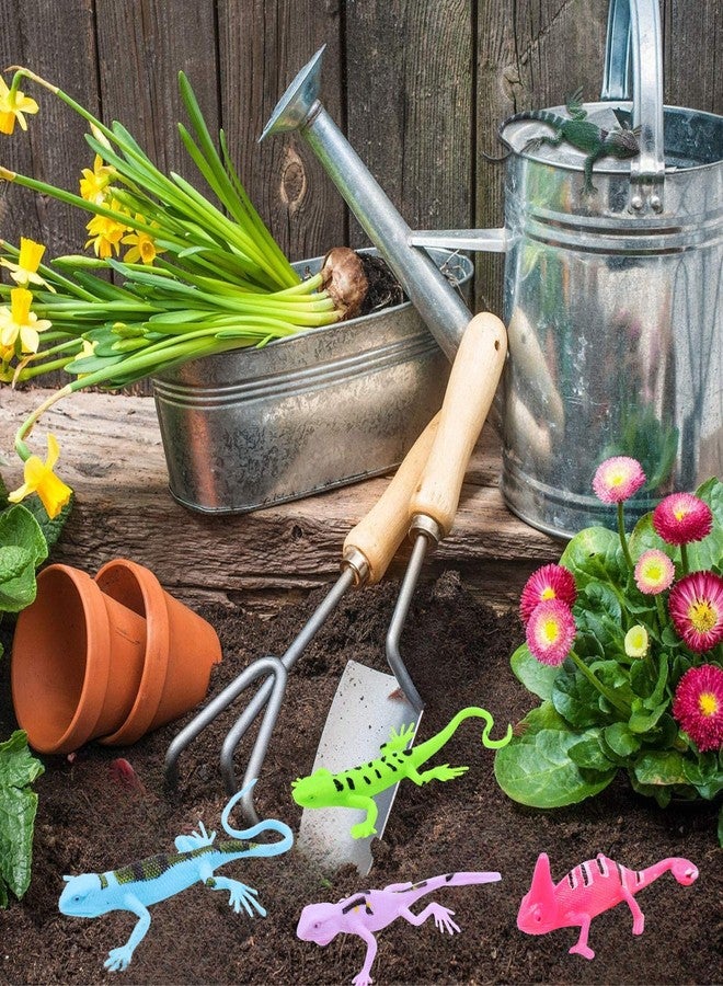 Mallexo Rubber Reptile Animal Toys for Kids, Lizards Toy Set for Boy & Girl, Insects for Children Artificial Reptile Lizard Figures Playset Education item, Chipkali for Best Birthday Gift for Children - Image 5