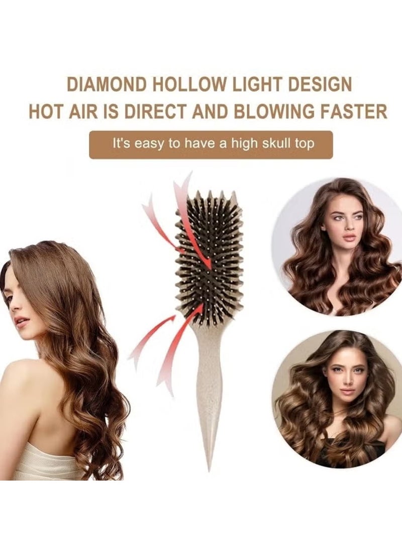 جود تول فرشاة الشعر المجعد, فرشاة الشعر, فرشاة تحديد الضفائر, فرشاة فك  تشابك الشعر الرطب والجاف, لفك تشابك الشعر المجعد وتحديده, تقليل السحب  وفصل تجعيد, للنساء والرجال - Image 4