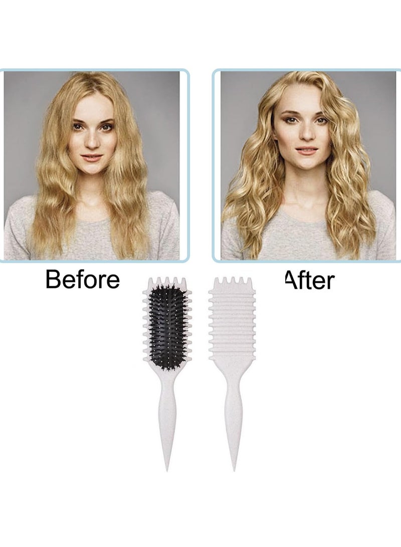 جود تول فرشاة الشعر المجعد, فرشاة الشعر, فرشاة تحديد الضفائر, فرشاة فك  تشابك الشعر الرطب والجاف, لفك تشابك الشعر المجعد وتحديده, تقليل السحب  وفصل تجعيد, للنساء والرجال - Image 5