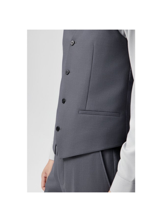 Waxbird Men's Spring/autumn Wool Fashion Men's Vest Waistcoat - Image 3
