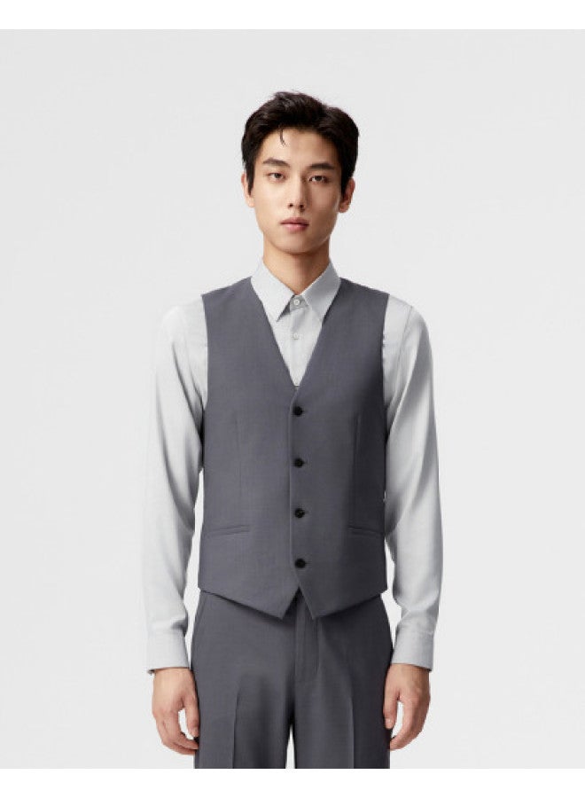 Waxbird Men's Spring/autumn Wool Fashion Men's Vest Waistcoat - Image 1