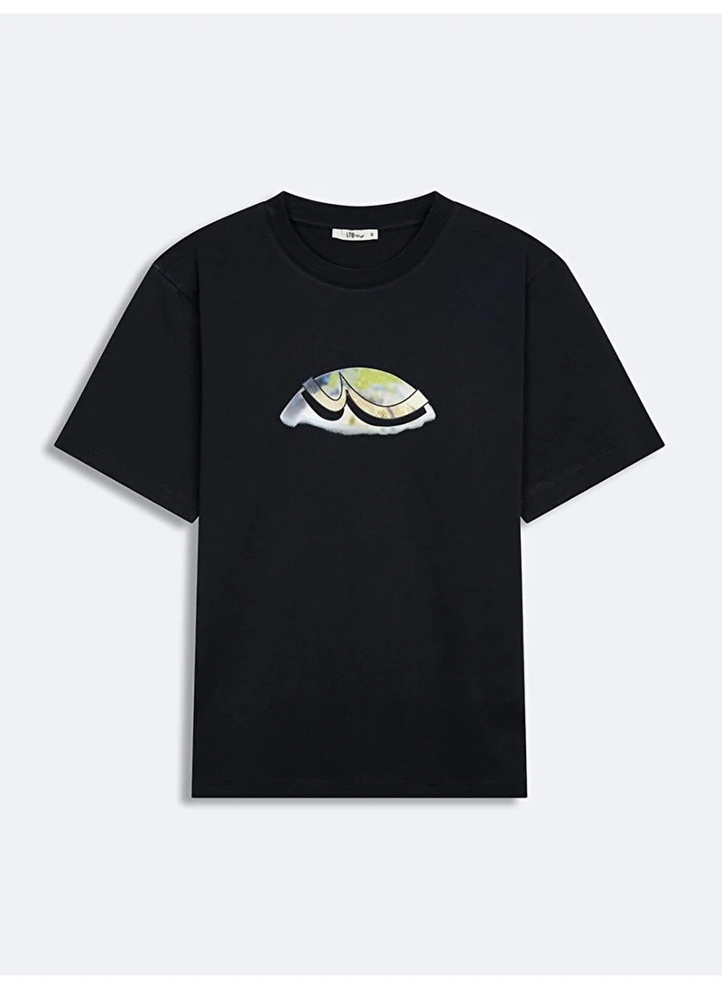 إل تي بي Navy Blue T-Shirt