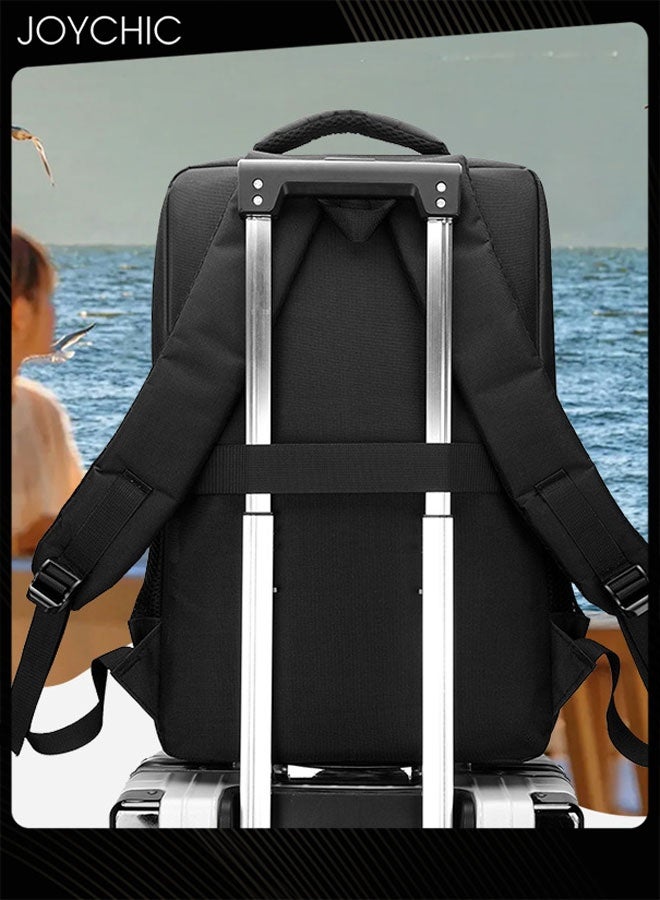 Joychic حقيبة ظهر كبيرة السعة للتنزه حقيبة ظهر بسيطة حقيبة سفر متعددة الوظائف في الهواء الطلق للرجال - Image 3