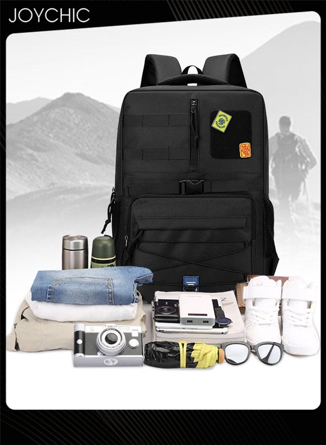 Joychic حقيبة ظهر كبيرة السعة للتنزه حقيبة ظهر بسيطة حقيبة سفر متعددة الوظائف في الهواء الطلق للرجال - Image 2